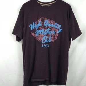 Graphic T-Shirt Red Camel Embroidered Men’s Sz XL